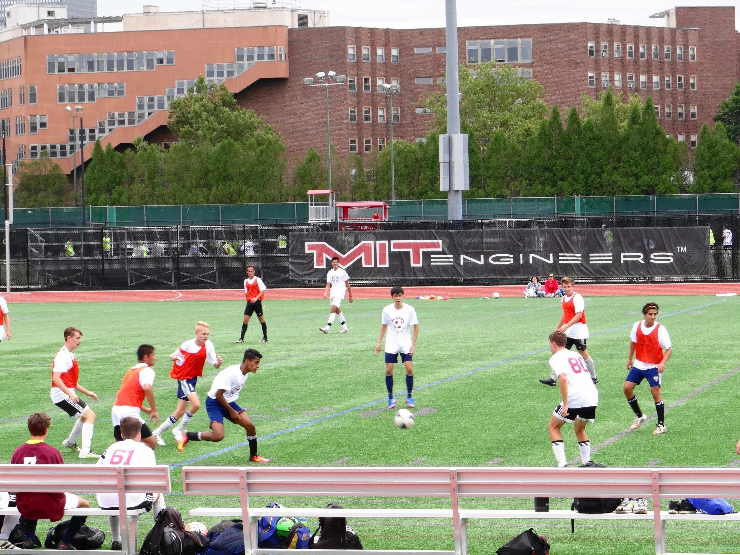 Mit Football Division Cardinal and Grey Soccer